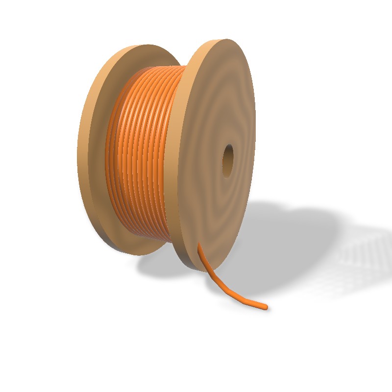 Corning 6-Core Multimode OM2 Indoor Fiber Cable – Orange