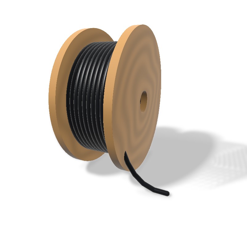 ZKTeco Cat6 UTP Outdoor Cable, 305 m Reel – Black (XL600-C-B-L)
