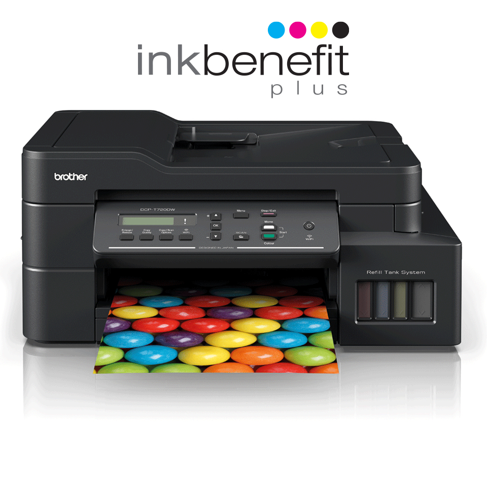 Brother DCP-T720DW Wi-Fi Duplex All-in-One Ink Tank Printer